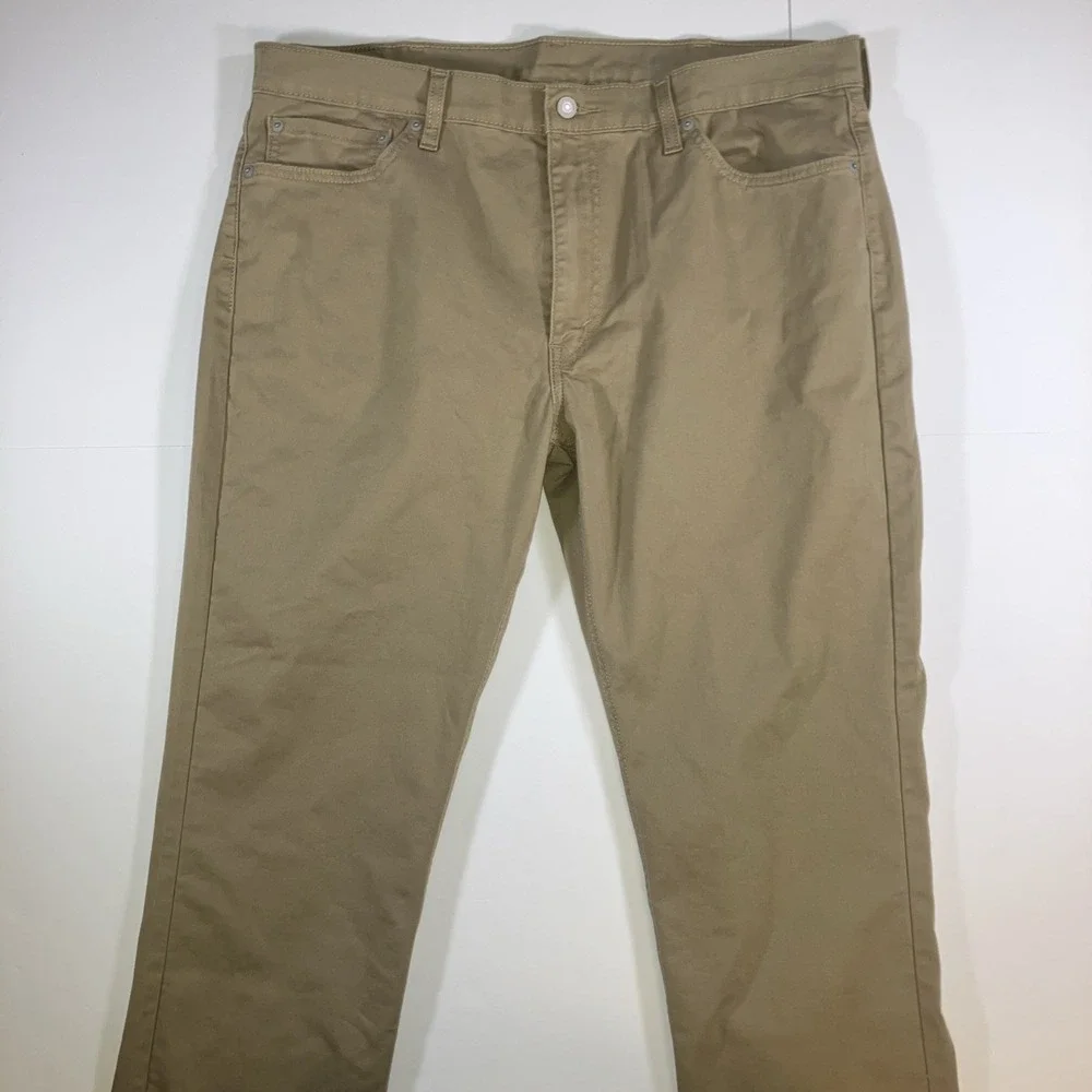 Levis 511 Pants Mens‎ 38x32 (39.5x27.5 Actual) Slim Fit Khaki Tech Stretch